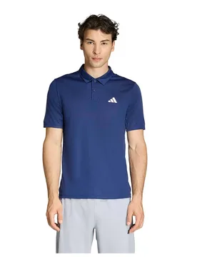 Polo à Manches Courtes Workout Essentials Base Dark Blue M - Adidas - FashionsVida