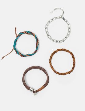 Set 4 Bracciali Combinati