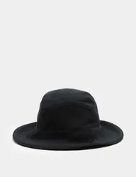 Lightweight Wide Brim Bucket Hat Black male