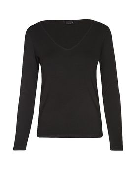 Langarmshirt LEA braun 44 damen