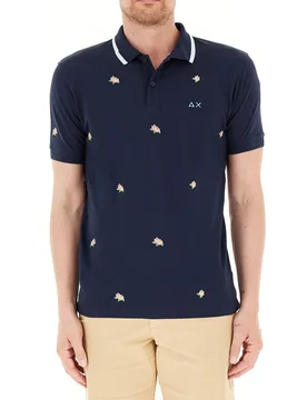 Polo maniche corte BLU SCURO M - Sun68 - FashionsVida