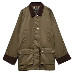 Veste Wales Grape Leaf / Detail Chocolate Torte Collar XL