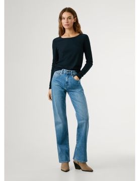 Para mujer. PL2050673VA Jeans Straight Robyn (24/30), Casual, Algodón, Denim