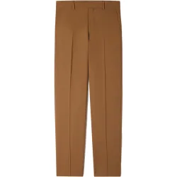 Pantalón de traje para hombre corte clásico lana virgen