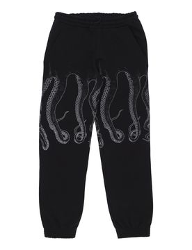 Pantalone Tuta Felpato Uomo Outline Sweatpant Black