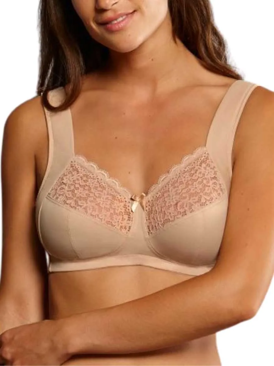 Womens Havanna Support Bra - Beige Polyamide - Size 38c - Anita - FashionsVida