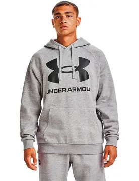 Sweat à Capuche Rival Big Logo Grey / Mod Grey Light Heather L
