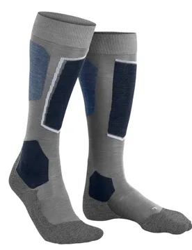 Chaussettes Longues Sk6 Pro Skiing M.Grey Mel EU 37-38 - Falke - FashionsVida