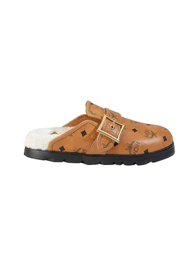 Chaussures en cuir - Mules marron 37 - Mcm - FashionsVida