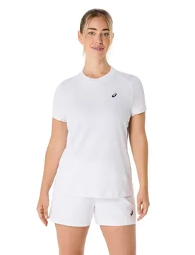 Court Short Sleeve T-shirt Brilliant White XS - Asics - FashionsVida