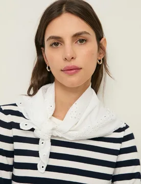 Jersey de mujer de manga larga con estampado rayas - Yerse - FashionsVida
