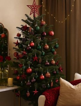Set di palline per albero di Natale confezione da 48 - multicolor