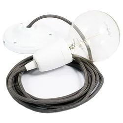 Cables Suspension Luminaire Rm03 2 M Grey / White One Size