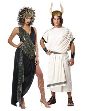 Hermes und Medusa Paarkostüm - male