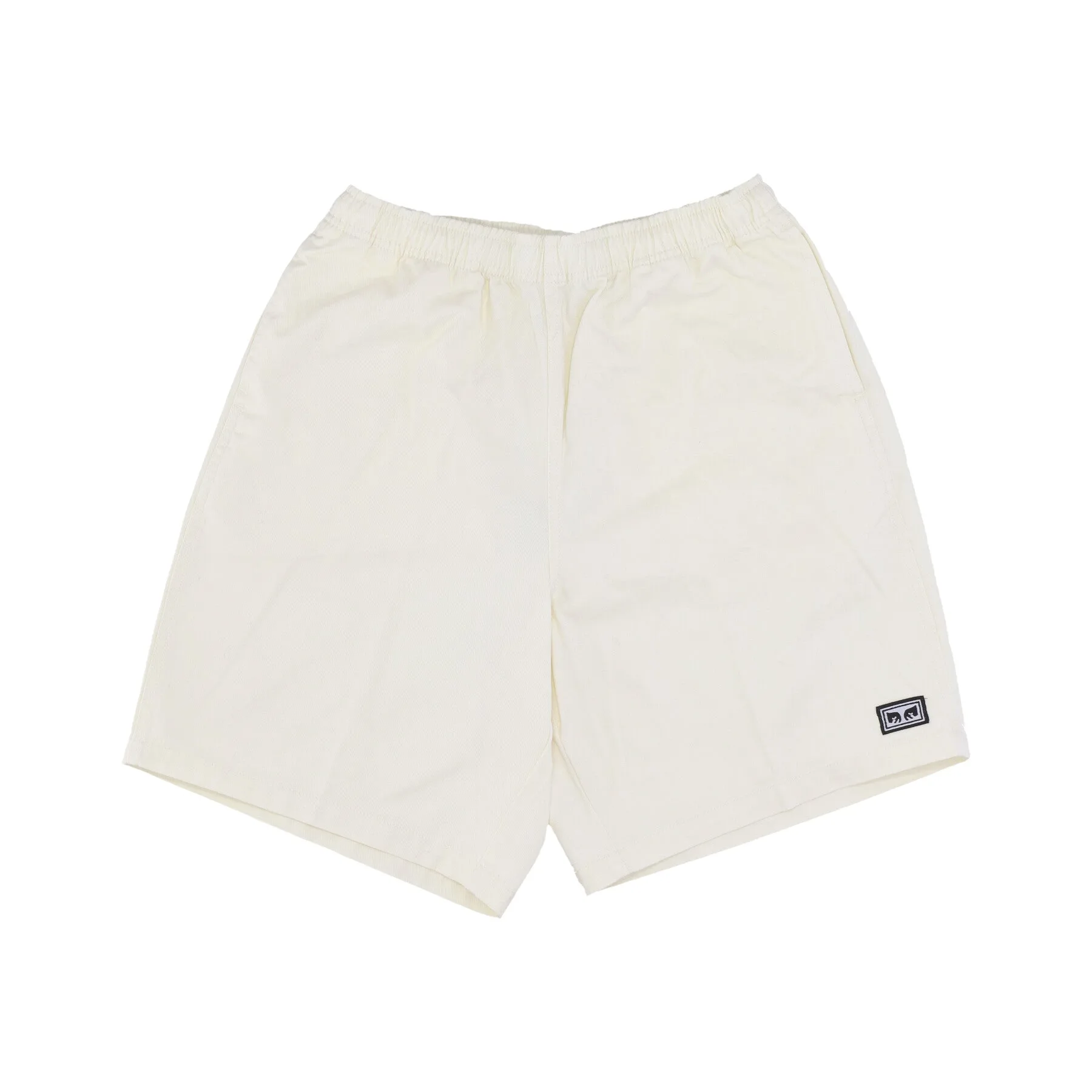 Pantalone Corto Uomo Easy Relaxed Twill Short Unbleached - OBEY - FashionsVida