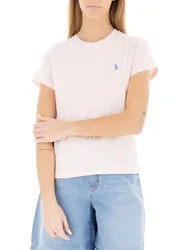 T-shirt girocollo POLO ROSA CHIARO L