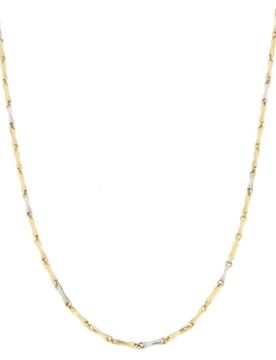 Collana Uomo Oro Giallo Bianco GL100325