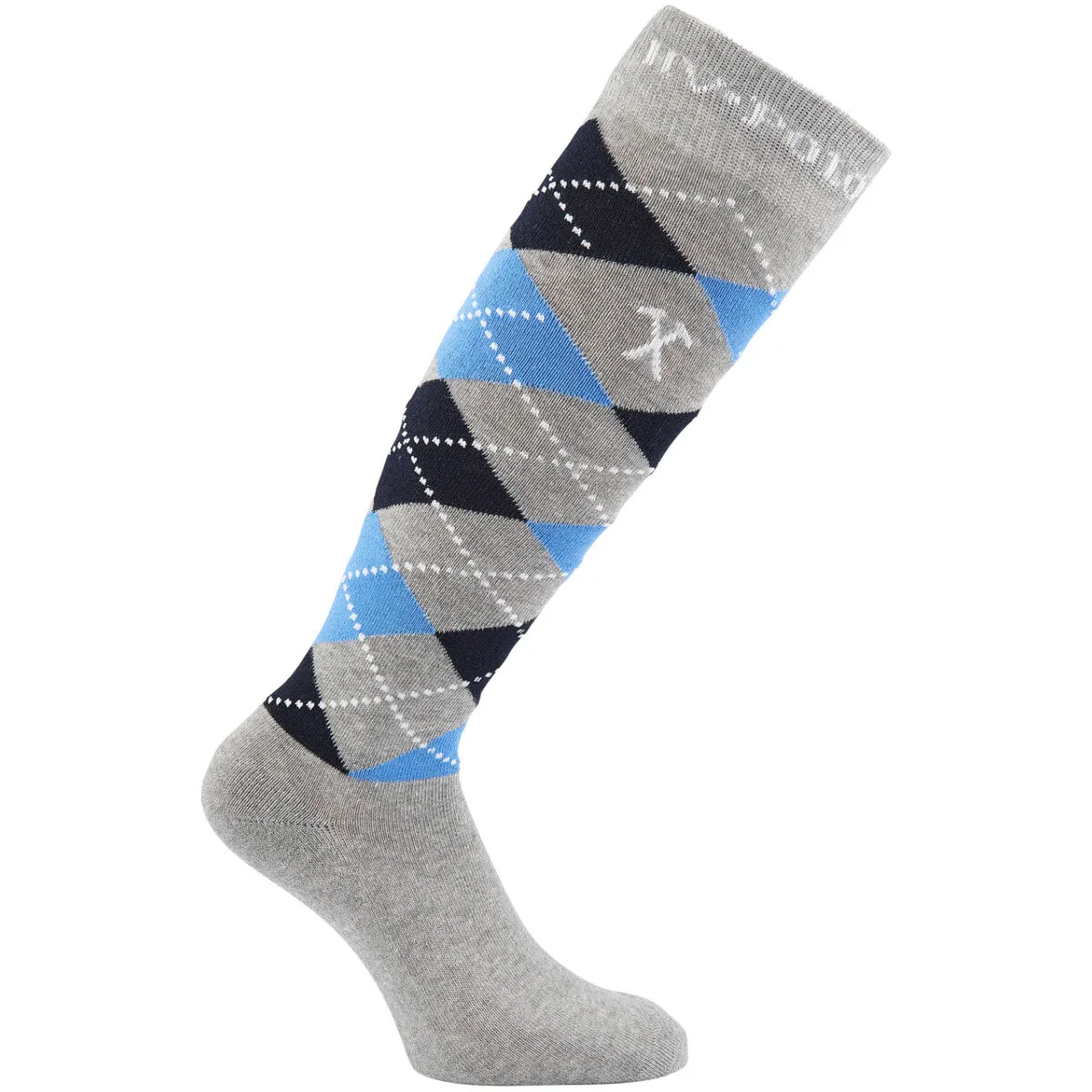 Socken ARGYLE grey melange-white 35-38 - HV POLO - FashionsVida