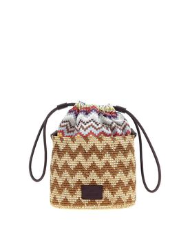 Missoni Borsa a secchiello Zig Zag