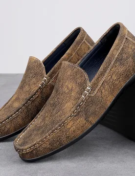 Men Loafers Low Heel Comfortable Classic Business Men Shoes - Aliexpress - FashionsVida
