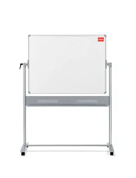 Lavagna Bianca Girevole In Melamina Basic 150x120 Cm