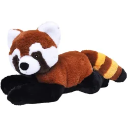 Peluche Ecológico Oso Panda Rojo