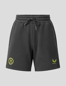 Bath Rugby Junior 2026/27 Travel Adapt Fleece Shorts GUNMETAL JXL Unisex - Castore - FashionsVida