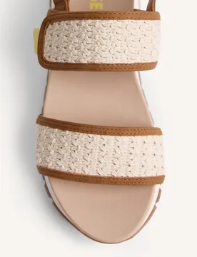 Sandalias de cuña de mujer estilo deportivo con crochet hecho a mano - Gioseppo - FashionsVida
