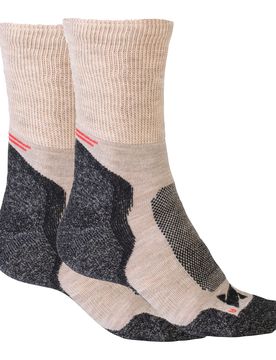 Profi-Trekkingsocken „Everest“, 2 Paar beige 35