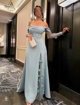 Vows Line A Luxurious Women's Evening Dresses Woman Elegant Candle Gala Dress Custom Made Lace Robe Soiree Prom Gown Ball Gowns - Aliexpress - FashionsVida