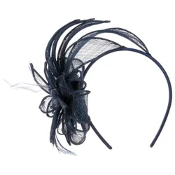 Vanola Sinamay Fascinator by - navy - Damen - Size: One Size