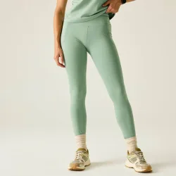 Women's Power Sculpt Fit Leggings Pants in Pale Green Size: 16 - Pale Green - Size: 16