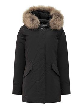 Parka di raccoon artico di lusso