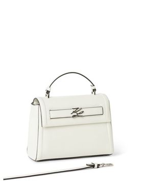 Sac à main uni en cuir