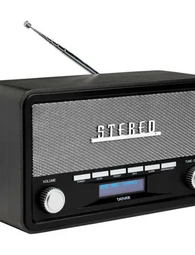 Radio Dab-18 Dark Grey One Size unisex - Denver - FashionsVida