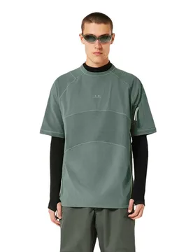 T-shirt à Manches Courtes Latitude Soar Surplus Green L - Oakley Apparel - FashionsVida