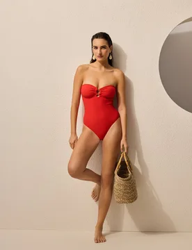 Énfasis - Bañador bandeau crepe - Énfasis - FashionsVida