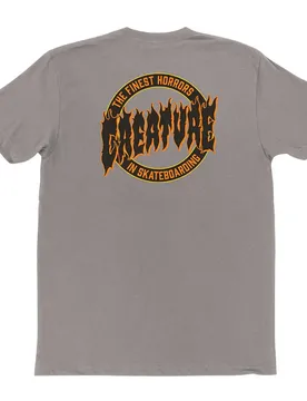T-shirt à Manches Courtes Finest Flame Medium Grey L