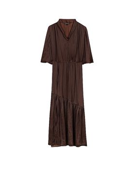 Maxivestido marrón 34