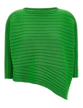 Top in maglia di cotone e cashmere