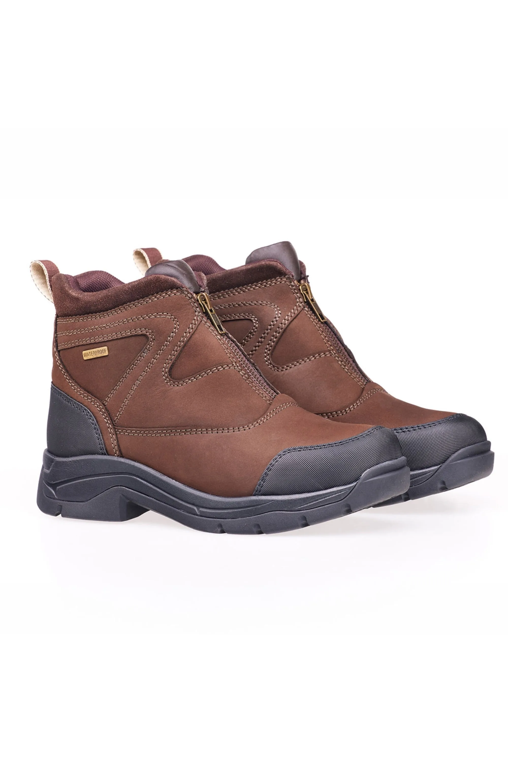 Caldene Womens Waterproof Zip Up Yard Boot - - Size: 3 - Harry Hall - FashionsVida