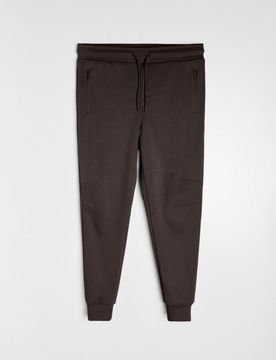 Pantaloni jogger in felpa - marrone polveroso