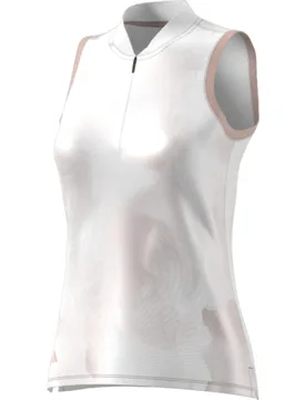 Polo Ultimate Print, ärmellos, weiss/taupe xl - Adidas - FashionsVida