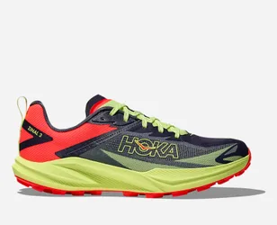 Men's Zinal 3 Trail Shoes in Squid Ink/Neon Yuzu, Size 9.5