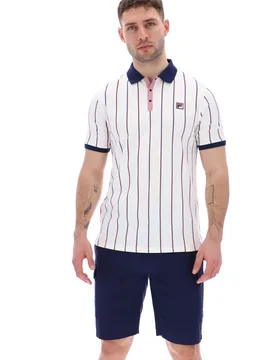 Brett Double Stripe BB1 Polo - XS - FILA - FashionsVida