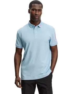 Polo Tour Tech Pique, blau m - J.lindeberg - FashionsVida
