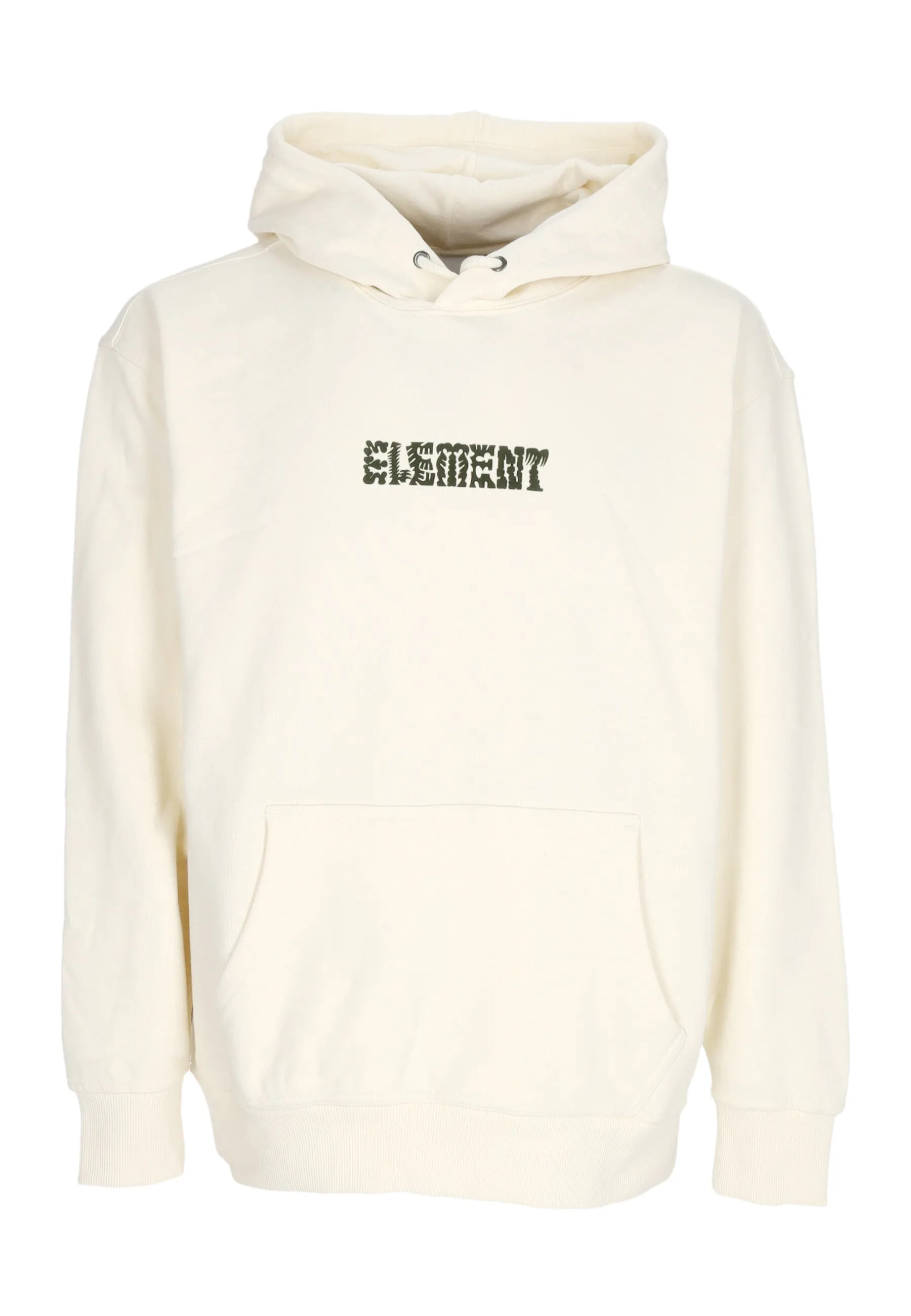 Felpa Leggera Cappuccio Uomo Cornell Cipher Hoodie Egret - Element - FashionsVida