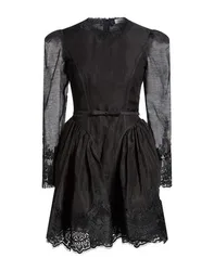 Mini-Kleid Damen Schwarz 1,2 Damen