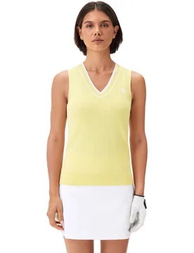 Pullunder Ana, ärmellos, gelb m - Macade - FashionsVida