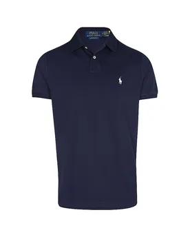 Polo Custom Slim Fit blu M - Ralph Lauren - FashionsVida